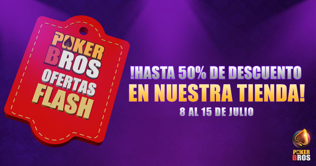Ofertas Flash: ¡Hasta un 50% de descuento en la tienda de PokerBROS! -  PokerBros